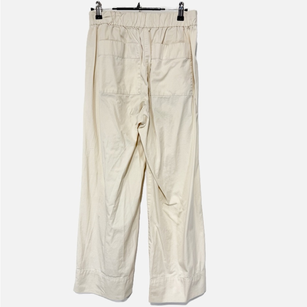 Everlane The Easy Pant Canvas Women's Organic Cotton Elastic Waist Beachy Size 6 - Picture 6 of 12